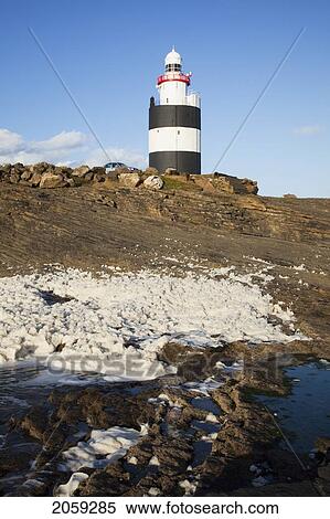 Hook Lighthouse; Hook Head County Wexford Ireland View Large Photo Image Stock Photography - Hook Lighthouse; Hook Head County Wexford Ireland. Fotosearch