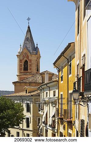Iglesia Del Salvador; Cuenca Castile-La Mancha Spain View Large Photo Image Stock Image - Iglesia Del Salvador; Cuenca Castile-La Mancha Spain. Fotosearch
