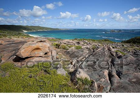 Injidup Beach Near Yallingup And Dunsborough; Western Australia Australia View Large Photo Image Picture - Injidup Beach Near Yallingup And Dunsborough; Western Australia Australia. Fotosearch