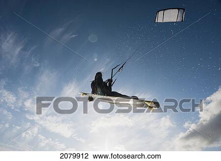 Kitesurfing; tarifa cadiz andalusia spain View Large Photo Image Stock Image - Kitesurfing; tarifa cadiz andalusia spain. Fotosearch