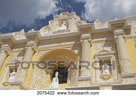 La Merced Church; Antigua Guatemala View Large Photo Image Stock Image - La Merced Church; Antigua Guatemala. Fotosearch
