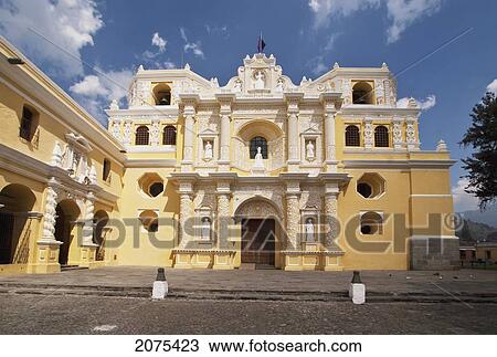 La Merced Church; Antigua Guatemala View Large Photo Image Stock Image - La Merced Church; Antigua Guatemala. Fotosearch