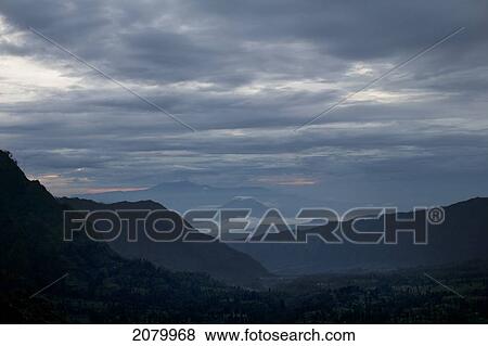 Landscape in the early morning; cemoro lawang java indonesia View Large Photo Image Stock Photo - Landscape in the early morning; cemoro lawang java indonesia. Fotosearch
