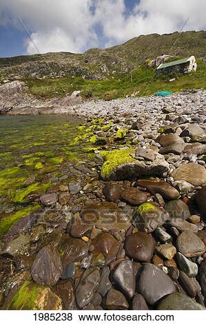 Stock Photo - Little Cove On The Beara Peninsula In West Cork; County Cork Ireland. Fotosearch
