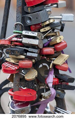 Love locks on a railing; st. petersburg russia View Large Photo Image Stock Photography - Love locks on a railing; st. petersburg russia. Fotosearch
