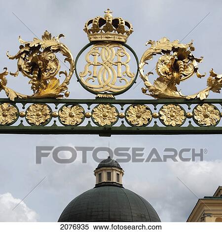 Metal ornate gold design at drottningholm palace; stockholm sweden View Large Photo Image Stock Photography - Metal ornate gold design at drottningholm palace; stockholm sweden. Fotosearch