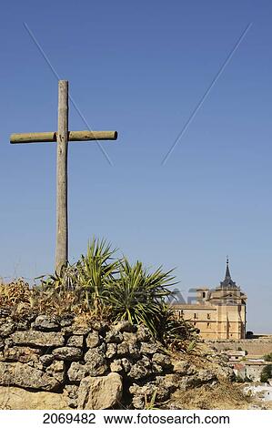 Stock Image - Monastery Of Ucles; Cuenca Castile La Mancha Spain. Fotosearch