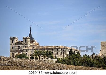 Monastery Of Ucles; Cuenca Castile La Mancha Spain View Large Photo Image Stock Photography - Monastery Of Ucles; Cuenca Castile La Mancha Spain. Fotosearch