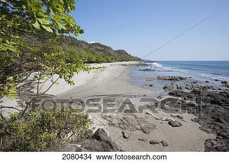 Picture - Montezuma beach; puntarenas costa rica. Fotosearch