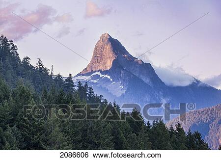 Stock Photograph - Mount denman in desolation sound marine provincial park; british columbia canada. Fotosearch