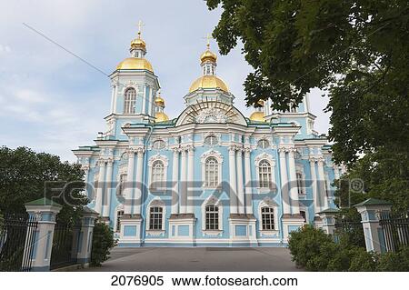 Naval cathedral of st. nicholas; st. petersburg russia View Large Photo Image Stock Photography - Naval cathedral of st. nicholas; st. petersburg russia. Fotosearch
