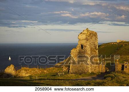 Old Castle At The Old Head Of Kinsale; County Cork Ireland View Large Photo Image Picture - Old Castle At The Old Head Of Kinsale; County Cork Ireland. Fotosearch