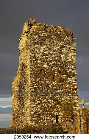 Old Castle Ruins; Old Head Of Kinsale County Cork Ireland View Large Photo Image Picture - Old Castle Ruins; Old Head Of Kinsale County Cork Ireland. Fotosearch