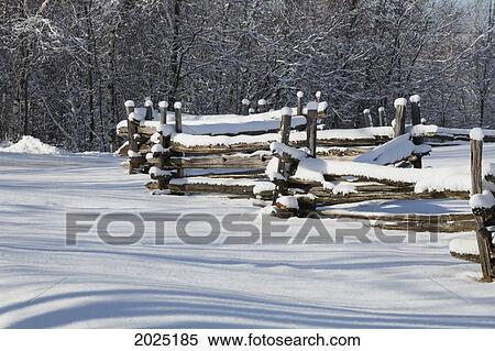 Old Fence Rail Covered In Snow; Iron Hill Quebec Canada View Large Photo Image Stock Photography - Old Fence Rail Covered In Snow; Iron Hill Quebec Canada. Fotosearch