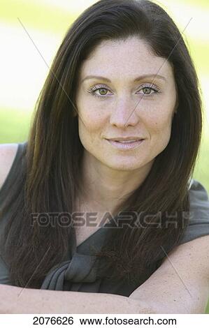 Portrait of a woman; troutdale oregon united states of america View Large Photo Image Stock Photograph - Portrait of a woman; troutdale oregon united states of america. Fotosearch