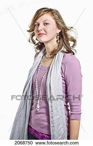 Portrait Of A Young Woman; Manitou Springs Colorado United States Of America View Large Photo Image Stock Image - Portrait Of A Young Woman; Manitou Springs Colorado United States Of America. Fotosearch