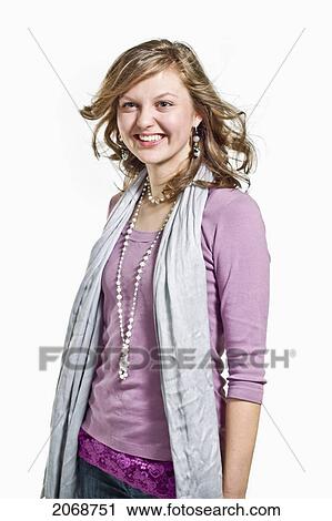 Portrait Of A Young Woman; Manitou Springs Colorado United States Of America View Large Photo Image Stock Image - Portrait Of A Young Woman; Manitou Springs Colorado United States Of America. Fotosearch