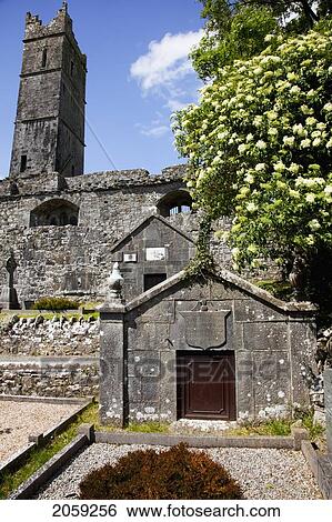 Quin Abbey; Quin County Clare Ireland View Large Photo Image Stock Photograph - Quin Abbey; Quin County Clare Ireland. Fotosearch