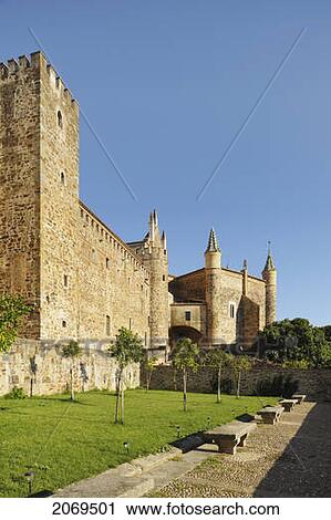 Royal Monastery Of Santa Maria De Guadalupe; Guadalupe Caceres Extremadura Spain View Large Photo Image Stock Image - Royal Monastery Of Santa Maria De Guadalupe; Guadalupe Caceres Extremadura Spain. Fotosearch