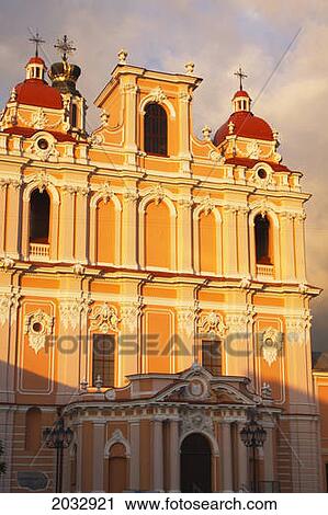 Stock Image - Russian Orthodox Church; Vilnius Lithuania. Fotosearch
