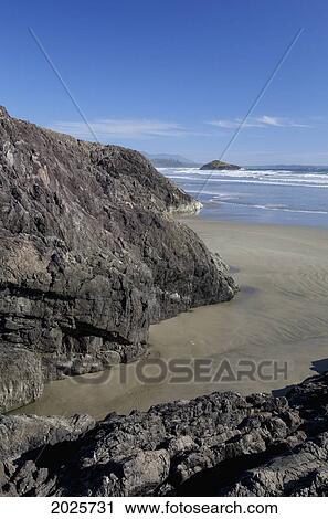 Stock Image - Scenery At Long Beach In Pacific Rim National Park Near Tofino; British Columbia Canada. Fotosearch
