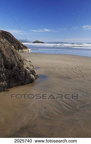 Stock Image - Scenery At Long Beach In Pacific Rim National Park Near Tofino; British Columbia Canada. Fotosearch