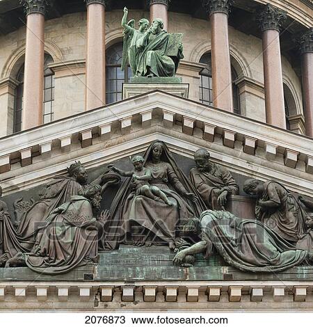 Sculptures on saint isaac's cathedral; st. petersburg russia View Large Photo Image Stock Image - Sculptures on saint isaac's cathedral; st. petersburg russia. Fotosearch
