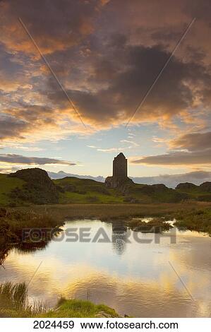 Smailholm Tower; Scottish Borders Scotland View Large Photo Image Stock Photo - Smailholm Tower; Scottish Borders Scotland. Fotosearch