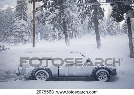 Small Truck Covered In Snow In A Driveway; South Lake Tahoe California United States Of America View Large Photo Image Stock Image - Small Truck Covered In Snow In A Driveway; South Lake Tahoe California United States Of America. Fotosearch