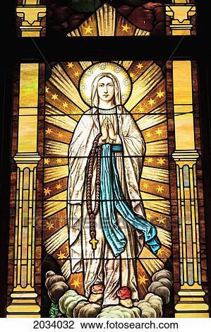 Stained Glass Window In Immaculate Conception Church In Old Town; San Diego California United States Of America View Large Photo Image Stock Image - Stained Glass Window In Immaculate Conception Church In Old Town; San Diego California United States Of America. Fotosearch