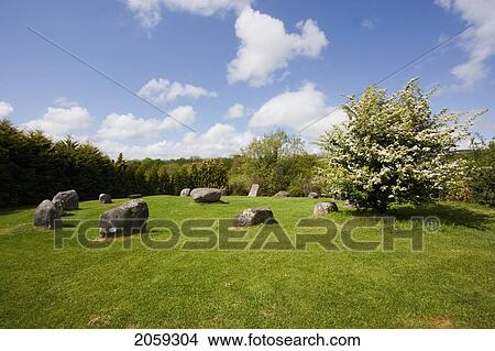 Picture - Stone Circle; Kenmare County Kerry Ireland. Fotosearch