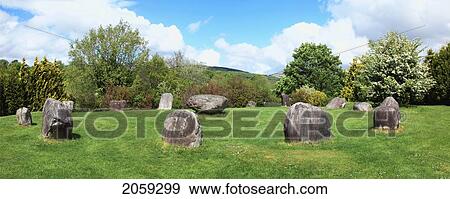 Stone Circle; Kenmare County Kerry Ireland View Large Photo Image Stock Photo - Stone Circle; Kenmare County Kerry Ireland. Fotosearch