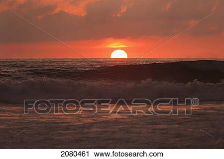 Sunset at santa teresa and mal pais (malpais) on the nicoya peninsula; puntarenas province costa rica View Large Photo Image Stock Image - Sunset at santa teresa and mal pais (malpais) on the nicoya peninsula; puntarenas province costa rica. Fotosearch
