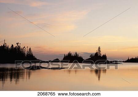 Sunset On Lake Superior; Marathon Ontario Canada View Large Photo Image Stock Photography - Sunset On Lake Superior; Marathon Ontario Canada. Fotosearch