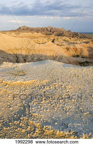 Sunset On The Hills Of Badlands National Park; South Dakota United States Of America View Large Photo Image Stock Photo - Sunset On The Hills Of Badlands National Park; South Dakota United States Of America. Fotosearch