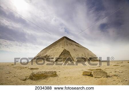 The Bent Pyramid; Dashur Egypt View Large Photo Image Stock Photo - The Bent Pyramid; Dashur Egypt. Fotosearch
