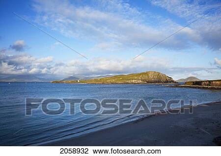 Stock Image - The Coastline Near Ballinskelligs; County Kerry Ireland. Fotosearch