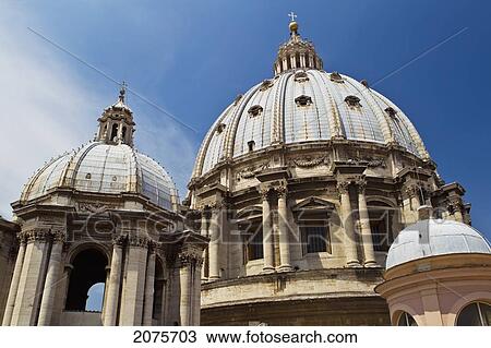The Domes Of Saint Peter's Basilica; Vatican City Rome Italy View Large Photo Image Stock Image - The Domes Of Saint Peter's Basilica; Vatican City Rome Italy. Fotosearch