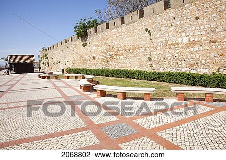 The Old Town Wall; Faro Algarve Portugal View Large Photo Image Stock Image - The Old Town Wall; Faro Algarve Portugal. Fotosearch