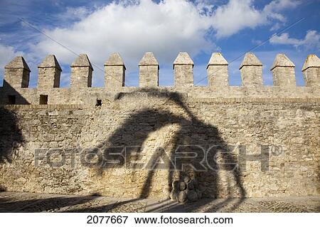 Town wall; vejer de la frontera andalusia spain View Large Photo Image Stock Photo - Town wall; vejer de la frontera andalusia spain. Fotosearch