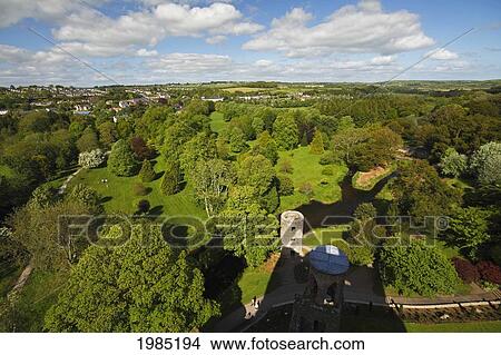 Picture - View From The Top Of Blarney Castle; County Cork Ireland. Fotosearch
