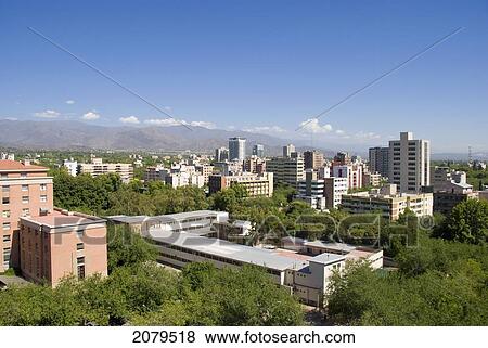 View of the city of mendoza; mendoza argentina View Large Photo Image Stock Photo - View of the city of mendoza; mendoza argentina. Fotosearch