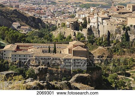 View Of The Rear Of The Parador Of Cuenca With The Old Part Of The City In The Background; Cuenca Castile-La Mancha Spain View Large Photo Image Stock Image - View Of The Rear Of The Parador Of Cuenca With The Old Part Of The City In The Background; Cuenca Castile-La Mancha Spain. Fotosearch