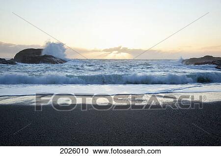 Waves At South Beach In Pacific Rim National Park Near Tofino; British Columbia Canada View Large Photo Image Stock Image - Waves At South Beach In Pacific Rim National Park Near Tofino; British Columbia Canada. Fotosearch