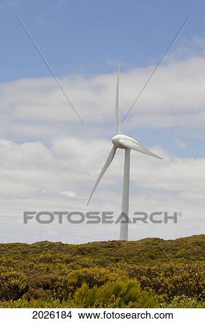 Wind Turbine At The Albany Wind Farm At Sandpatch; Albany Western Australia Australia View Large Photo Image Picture - Wind Turbine At The Albany Wind Farm At Sandpatch; Albany Western Australia Australia. Fotosearch