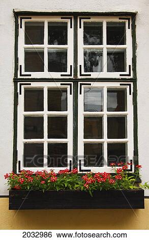 Window And Flower Box In The Old Town Of Riga; Riga Latvia View Large Photo Image Stock Photograph - Window And Flower Box In The Old Town Of Riga; Riga Latvia. Fotosearch