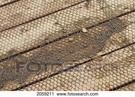 Wire Mesh Over Wooden Boards; Ireland View Large Photo Image Stock Image - Wire Mesh Over Wooden Boards; Ireland. Fotosearch