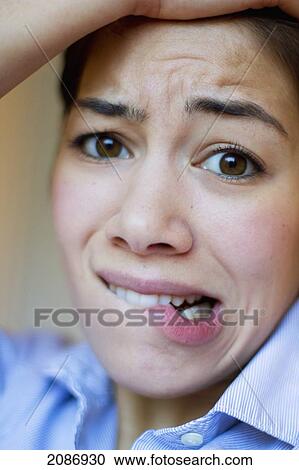 Worried woman; cambridge united kingdome View Large Photo Image Stock Image - Worried woman; cambridge united kingdome. Fotosearch