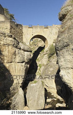 16th century puente viejo (old bridge); ronda malaga spain View Large Photo Image Stock Image - 16th century puente viejo (old bridge); ronda malaga spain. Fotosearch