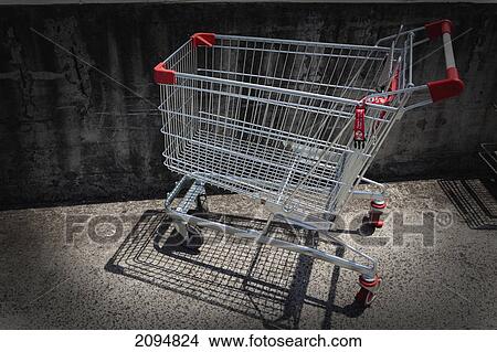 A metal shopping cart; gold coast queensland australia View Large Photo Image Picture - A metal shopping cart; gold coast queensland australia. Fotosearch